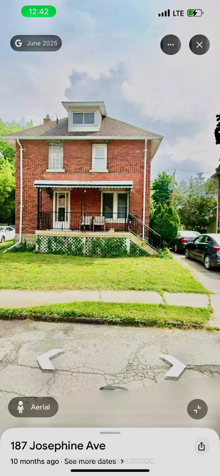 Front of 182 Josephine Avenue