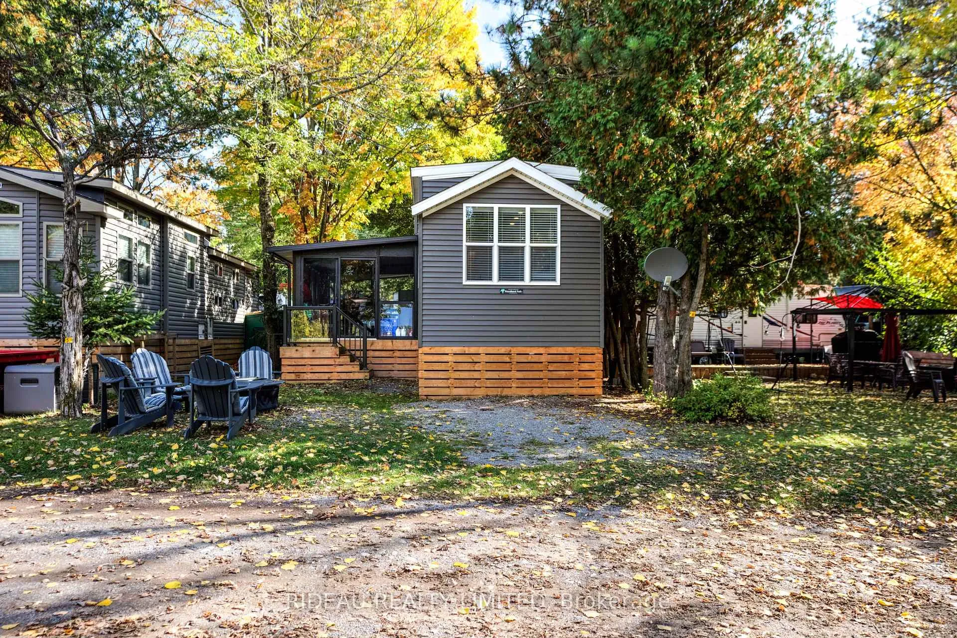 Front of Unit Site 5, 3800 Big Rideau Lake Road