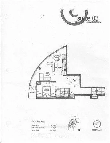 Photo 46 of Unit 803, 373 Front Street W, Toronto, Waterfront Communities — HOMEH