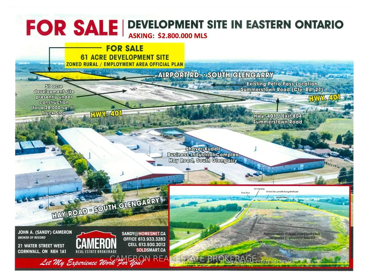 Photo 2 of 6501 Summerstown Road, South Glengarry, South Glengarry (Charlottenburgh) Twp — HOMEH