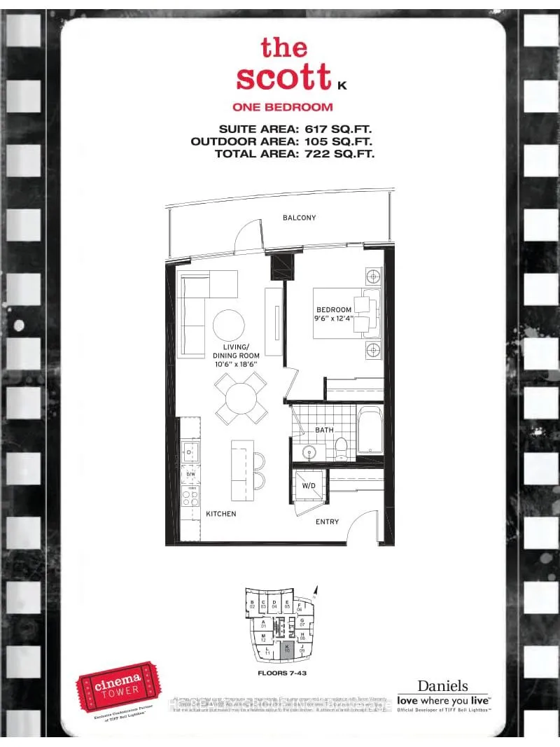 Photo 3 of Unit 2710, 21 Widmer Street, Toronto, Waterfront Communities — HOMEH