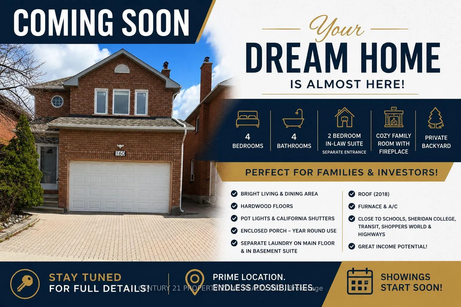 Photo 1 of 160 Torrance Woods, Brampton, Fletcher's West — HOMEH