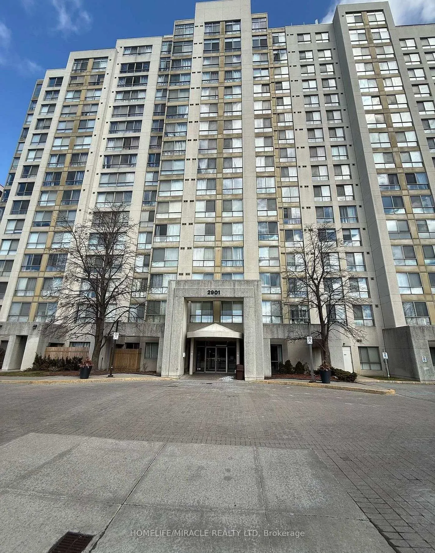 Front of Unit 507, 2901 kipling Avenue
