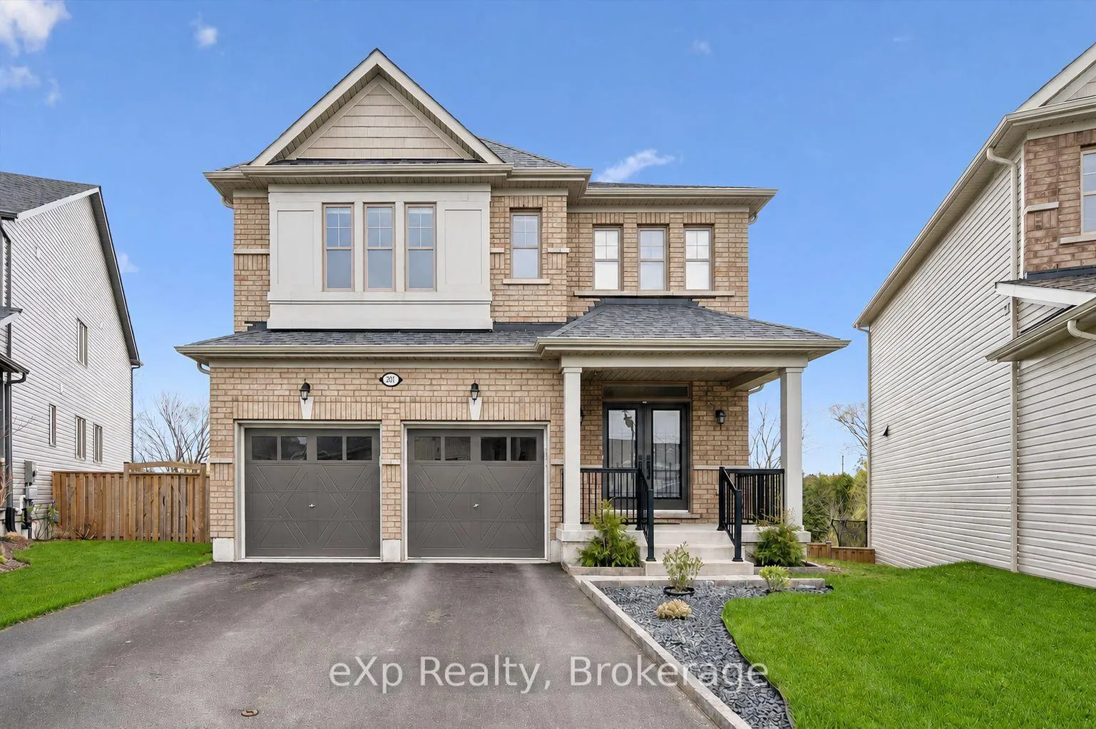 Front of 201 McFarlane Crescent