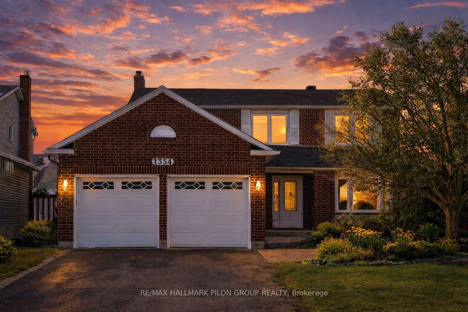 Front of 1354 Mountainside Crescent