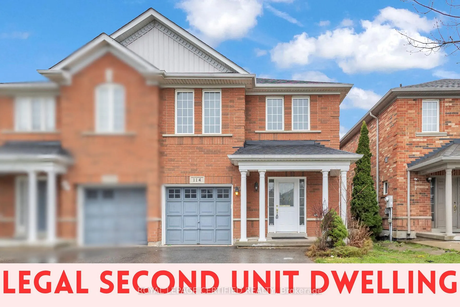 Front of 114 Botavia Downs Drive