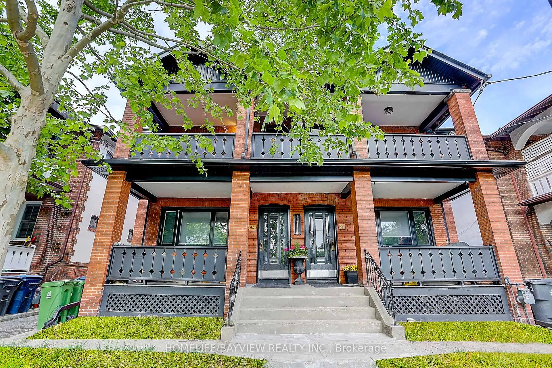 Front of Unit Lower, 43 Wineva Avenue