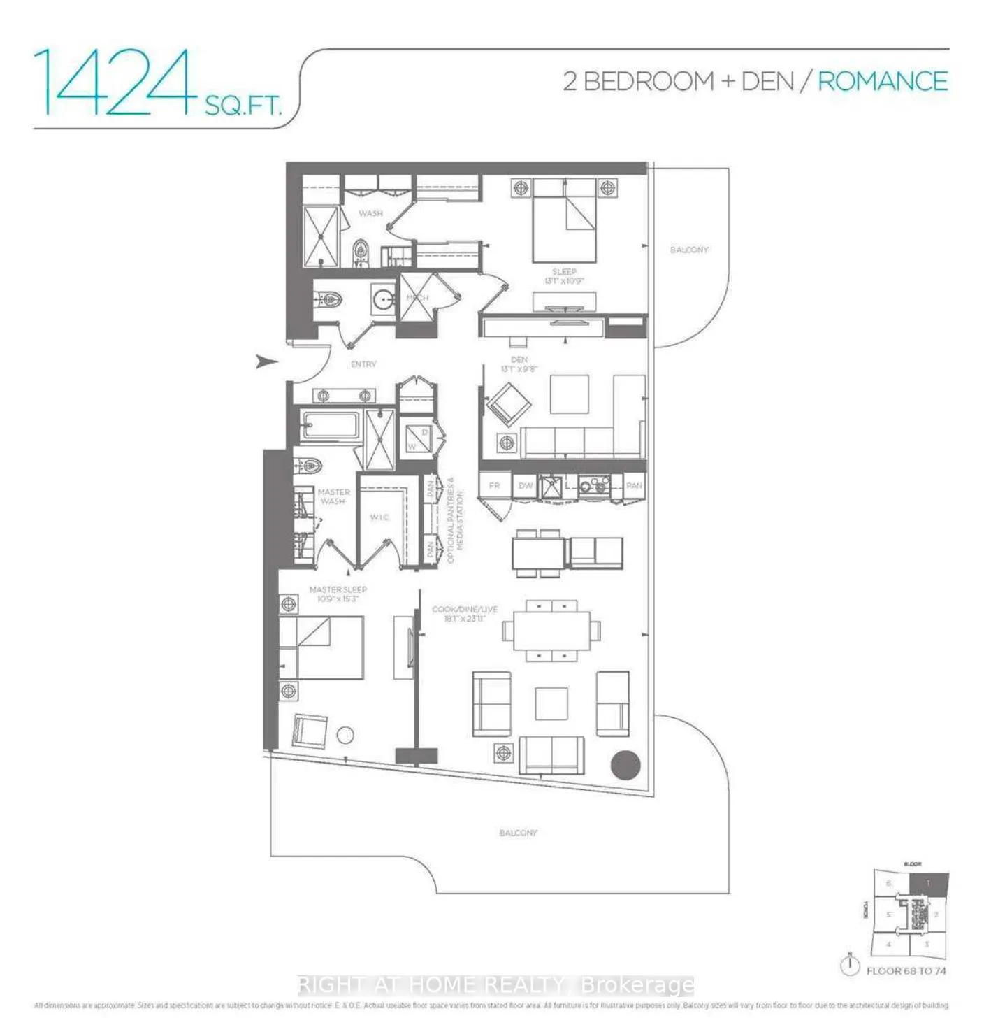 Photo 20 of Unit 7401, 1 Bloor Street E, Toronto, Church-Yonge Corridor — HOMEH
