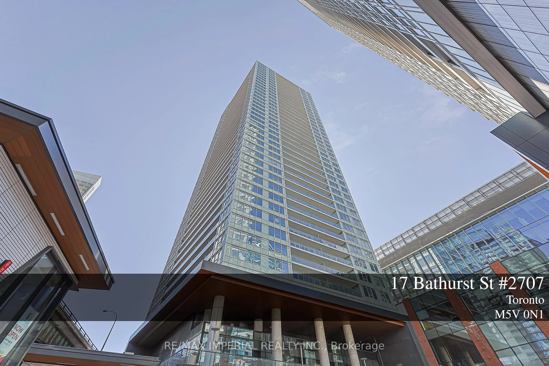 Front of Unit 2707, 17 Bathurst Street