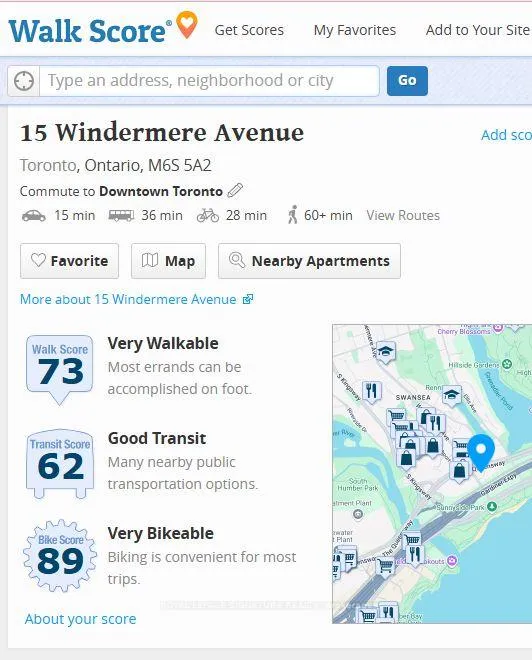 Photo 19 of Unit 1803, 15 Windermere Avenue, Toronto, High Park-Swansea — HOMEH