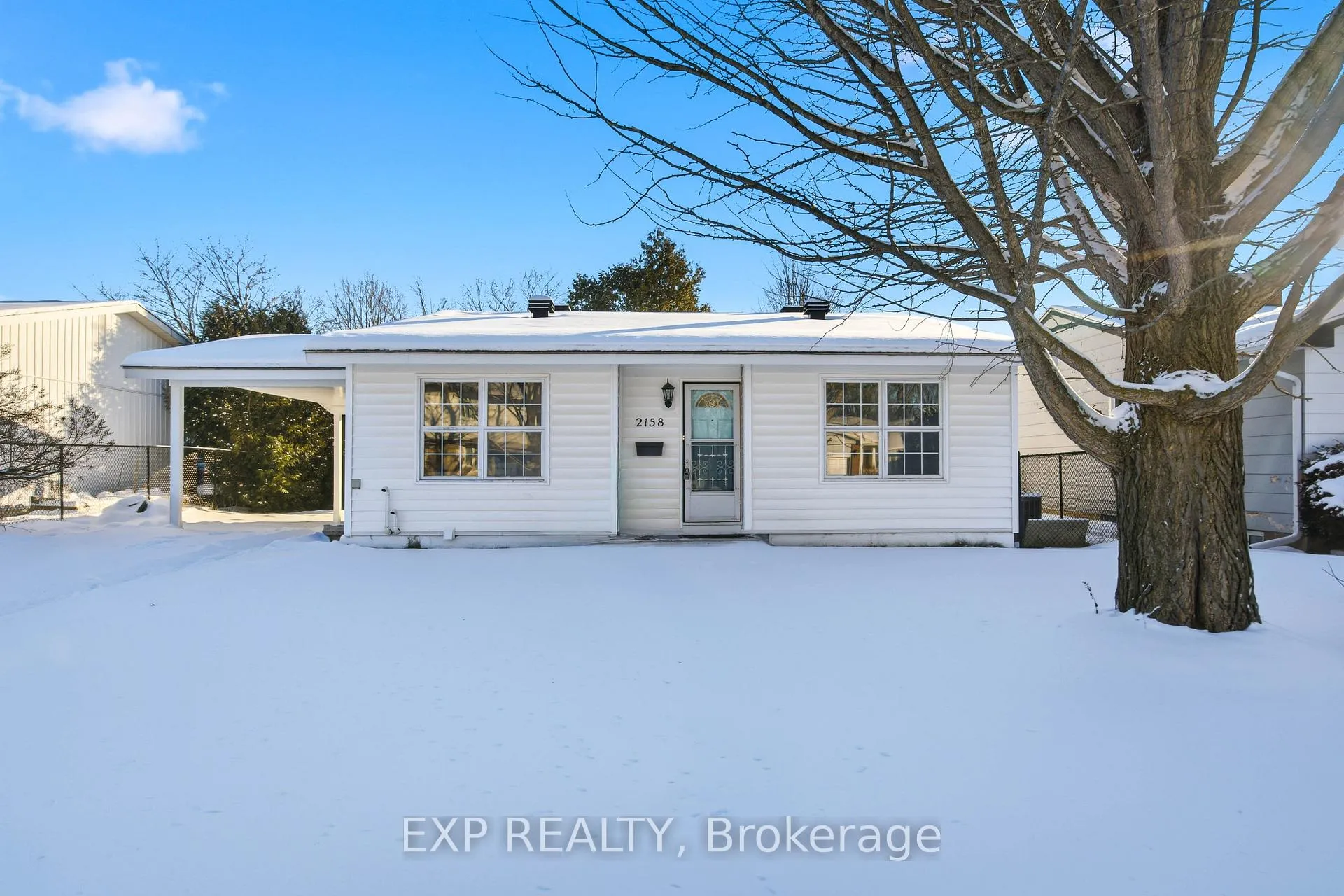 Front of 2158 Fillmore Crescent