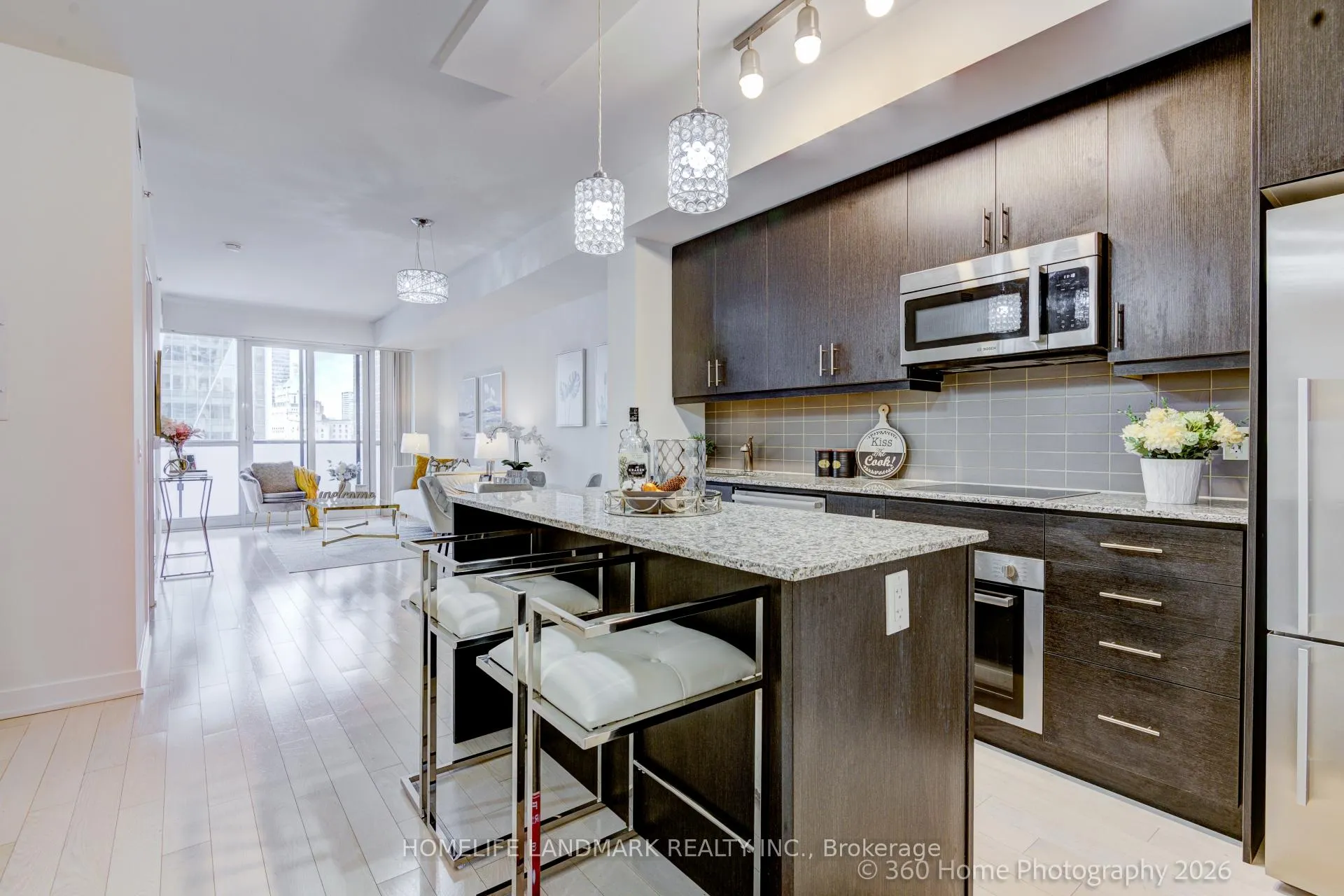 Photo 7 of Unit 2603, 1 The Esplanade, Toronto, Waterfront Communities — HOMEH
