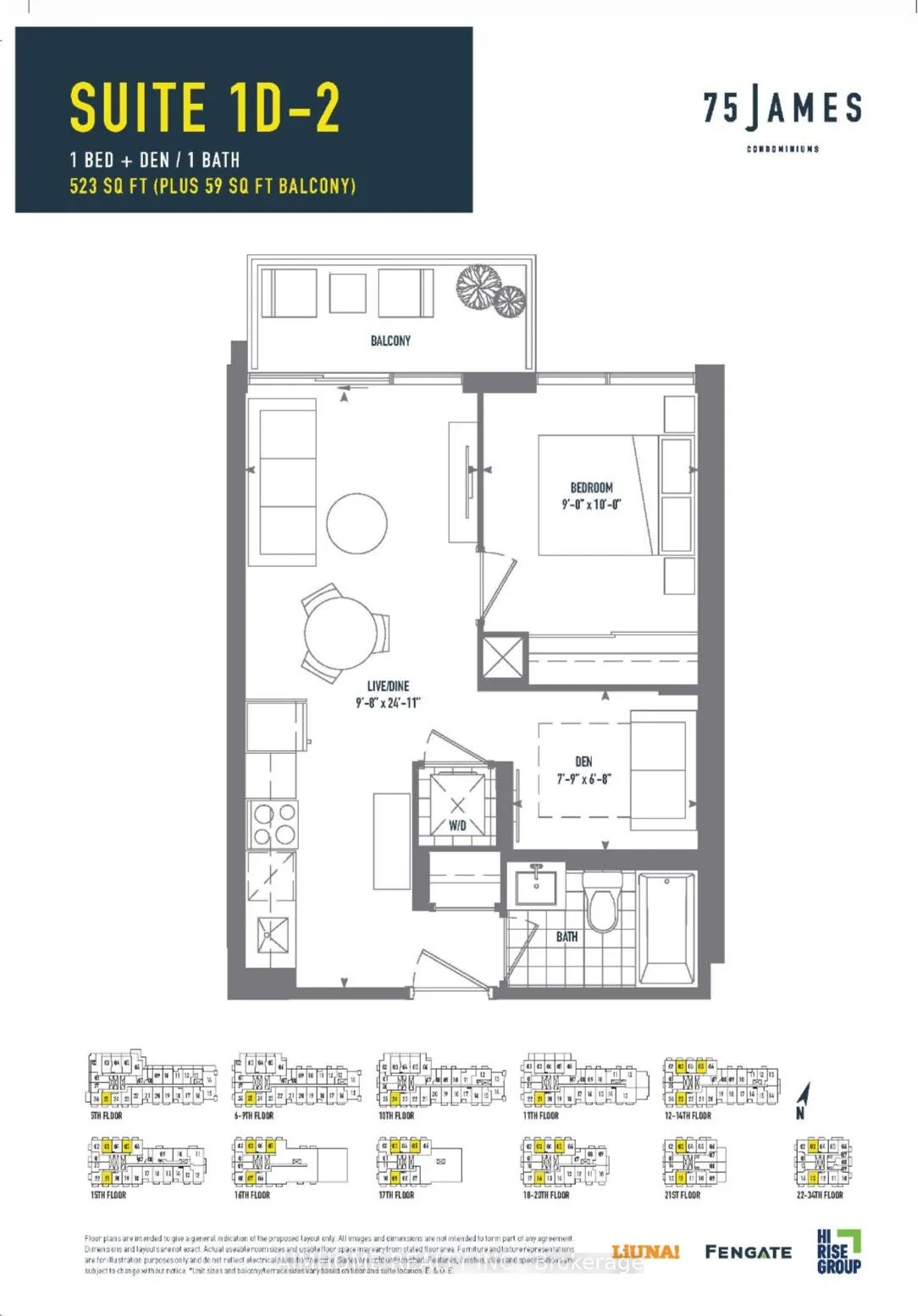 Photo 14 of Unit 1521, 75 James Street S, Hamilton, Corktown — HOMEH