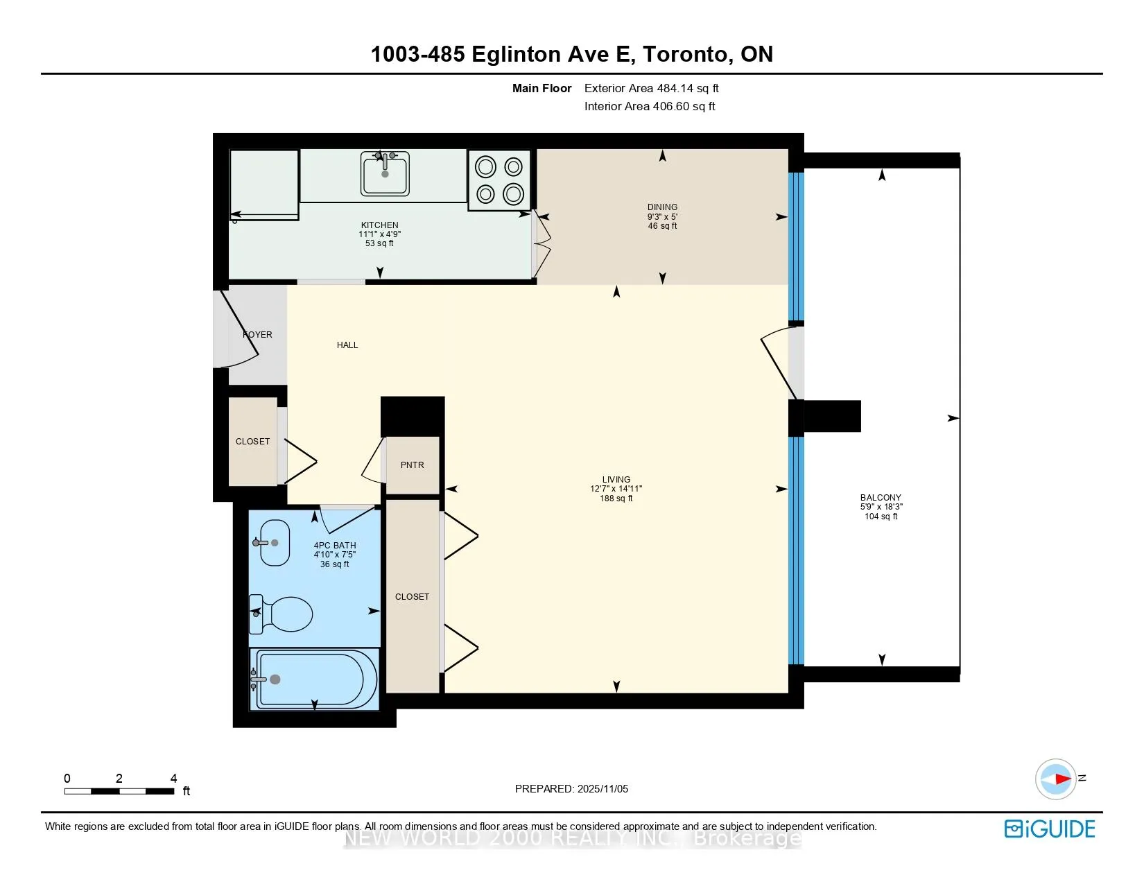 Photo 8 of Unit 1003, 485 Eglinton Avenue E, Toronto, Mount Pleasant East — HOMEH