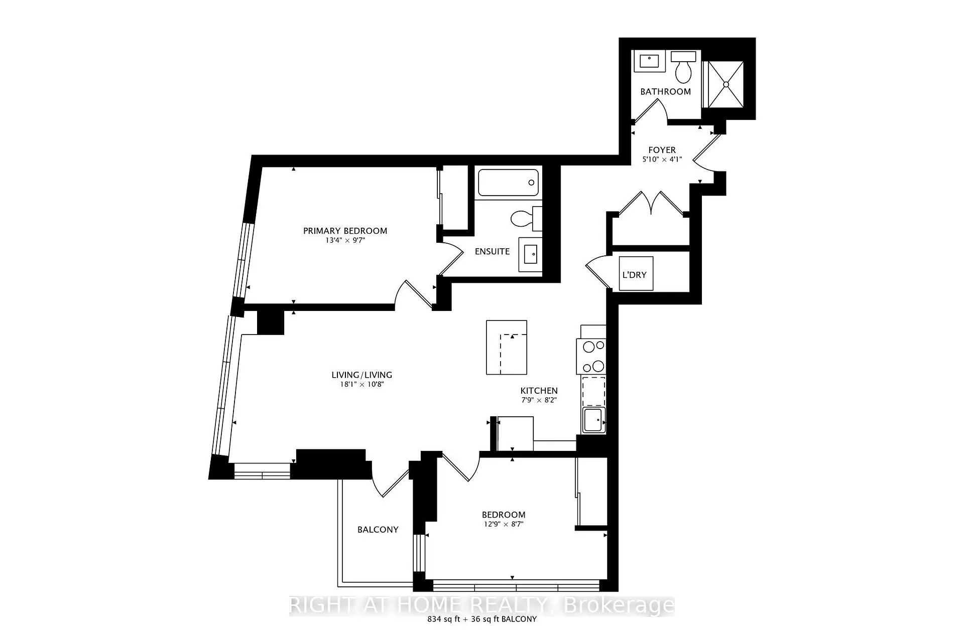 Front of Unit 407, 120 Homewood Avenue