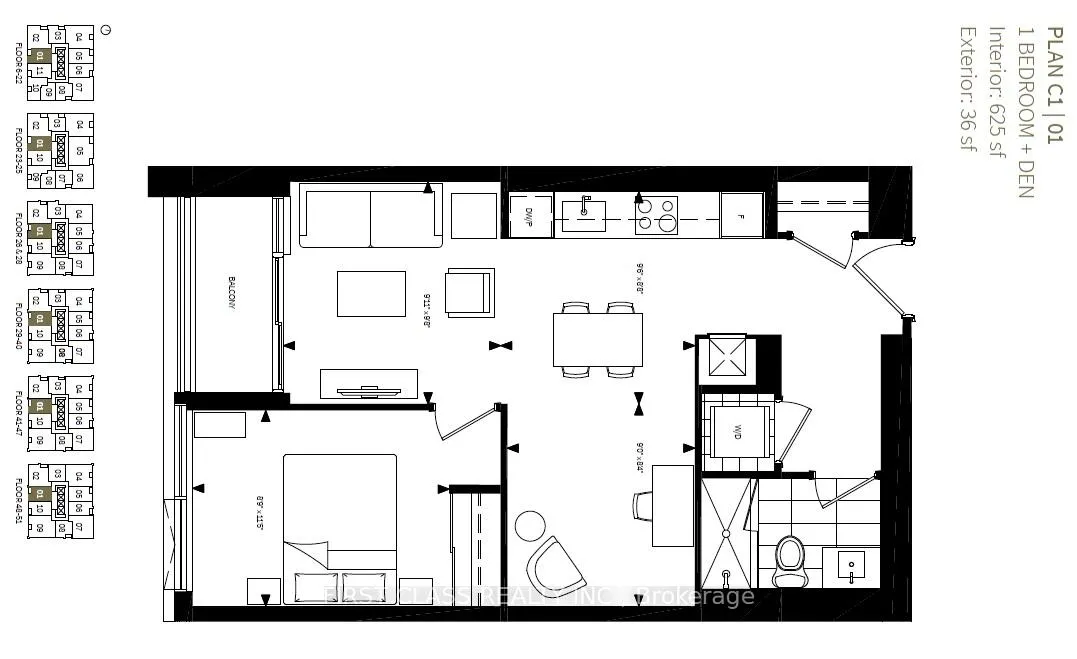 Photo 2 of Unit 701, 609 Sherbourne Street, Toronto, North St. James Town — HOMEH