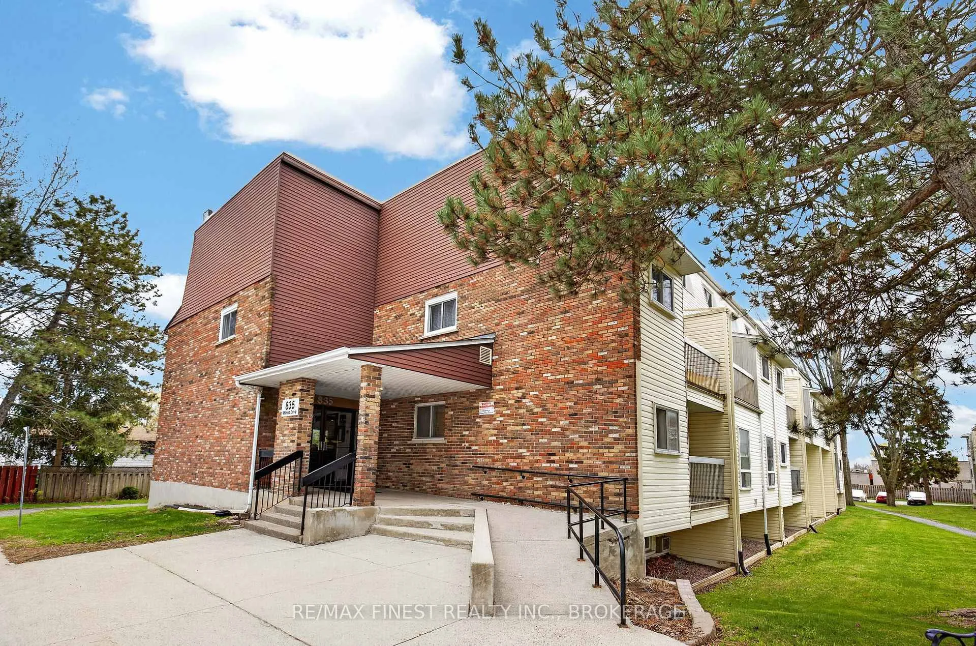 Front of Unit 110, 835 Milford Drive