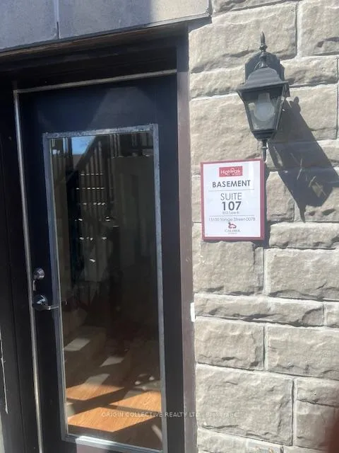 Front of Unit 107, 15100 Yonge Street S