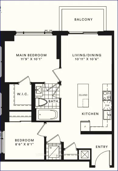 Front of Unit 1205, 8 Beverley Glen Boulevard