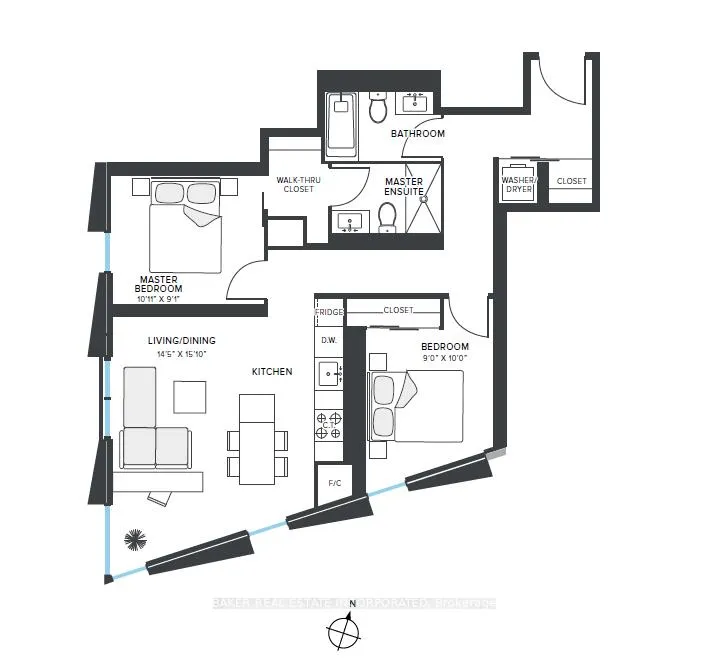 Photo 1 of Unit 1302, 181 Mill Street, Toronto, Waterfront Communities — HOMEH