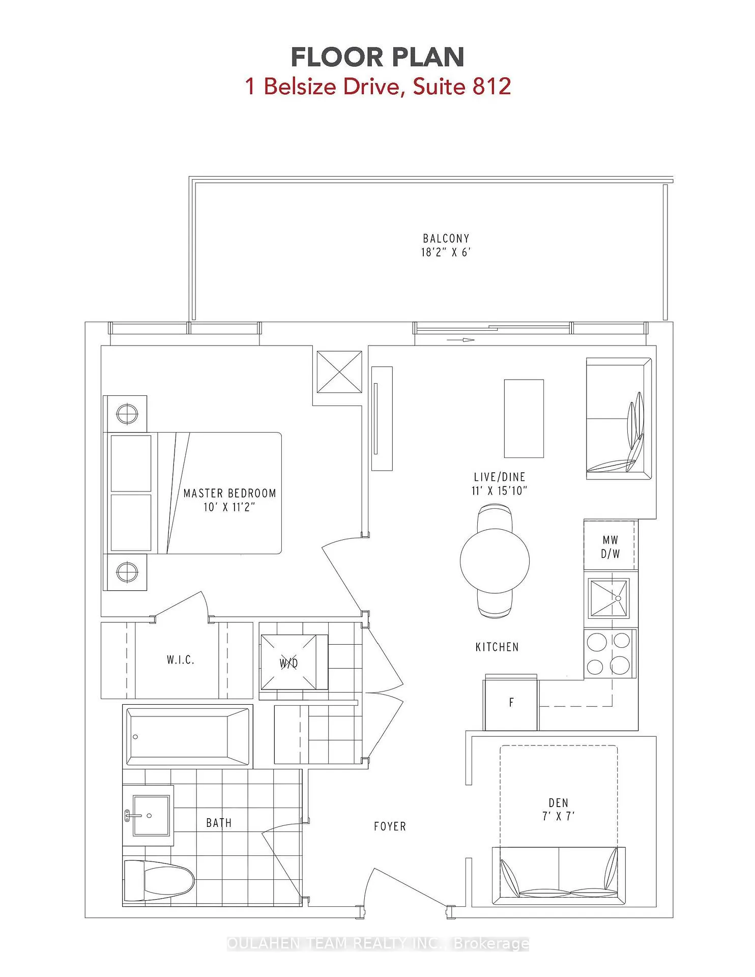Photo 2 of Unit 812, 1 Belsize Drive, Toronto, Mount Pleasant West — HOMEH