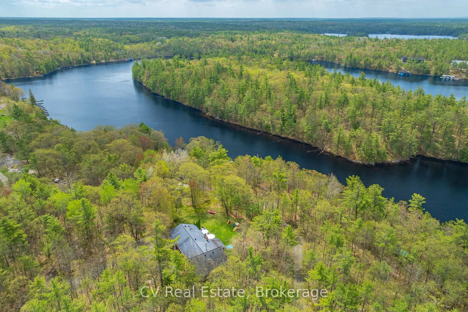 Front of 1343 North Muldrew Lake Road