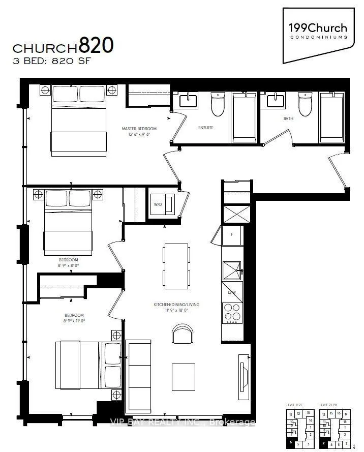 Front of Unit 4007, 82 Dalhousie Street