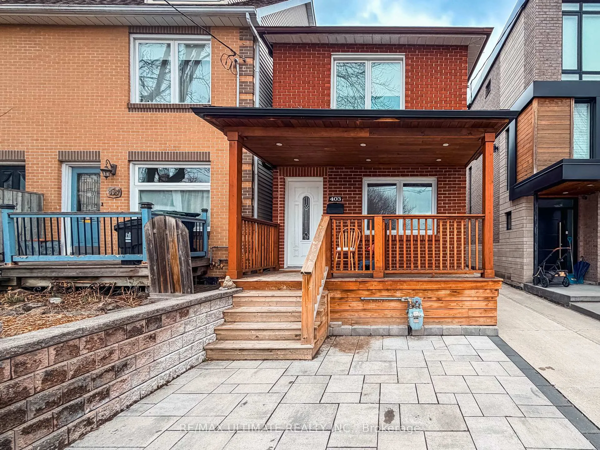 Front of Unit Lower, 403 Winona Drive