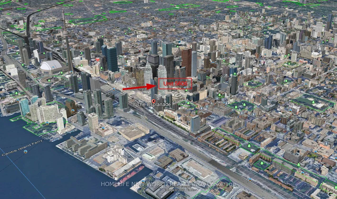 Photo 11 of Unit 5606, 8 The Esplanade Avenue, Toronto, Waterfront Communities — HOMEH