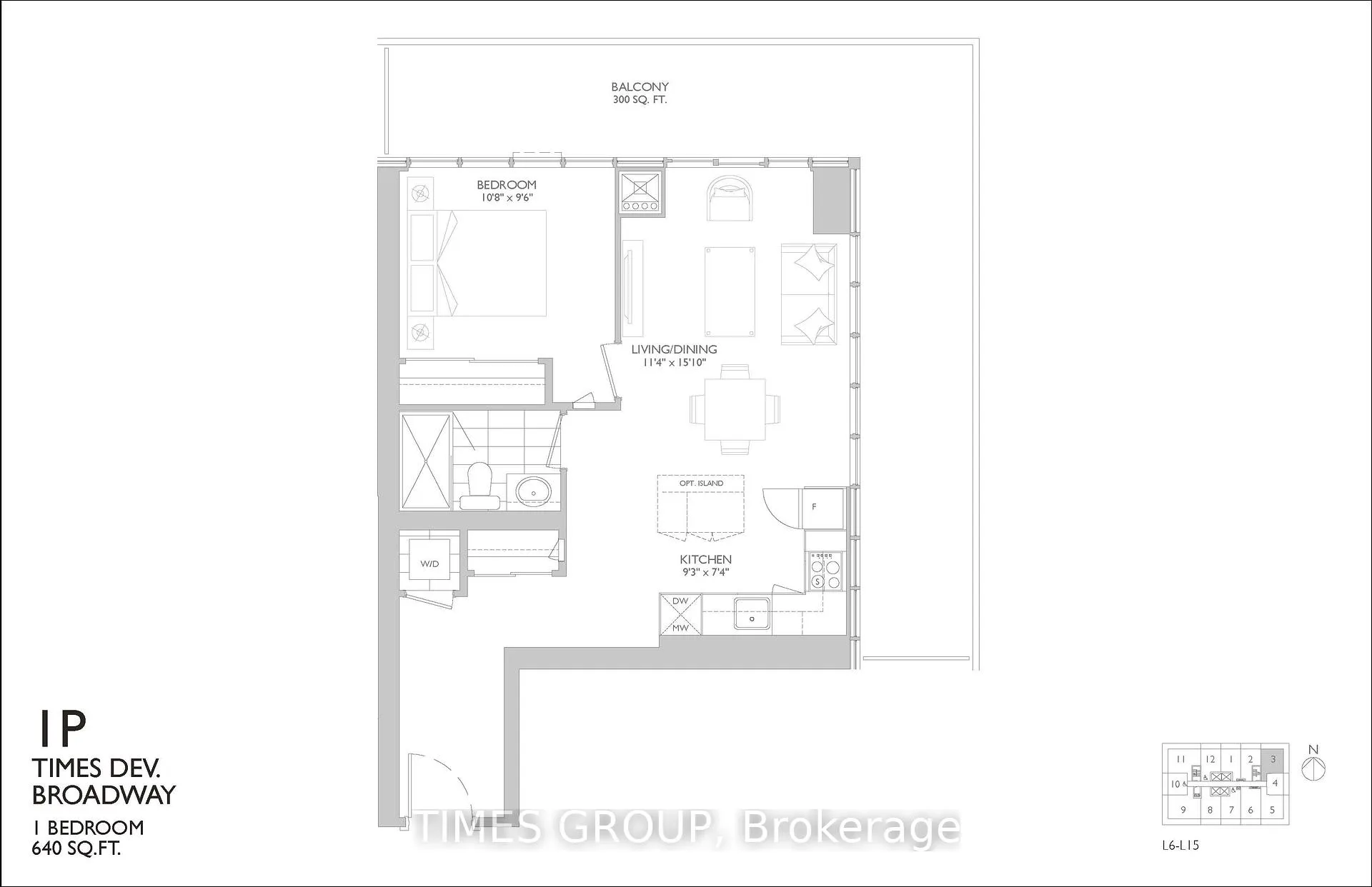 Photo 9 of Unit 1303, 65 Broadway Avenue, Toronto, Mount Pleasant West — HOMEH