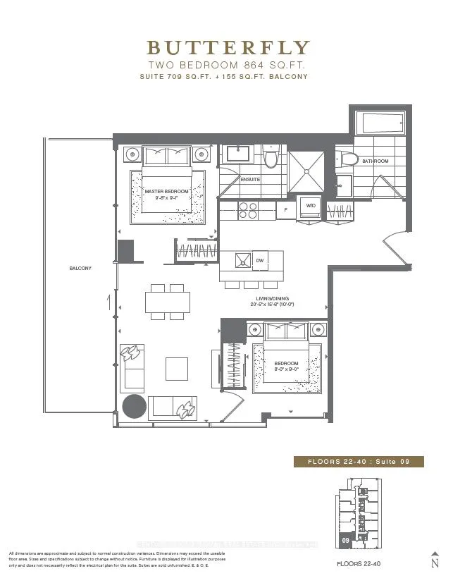 Front of Unit 2909, 3 Gloucester Street
