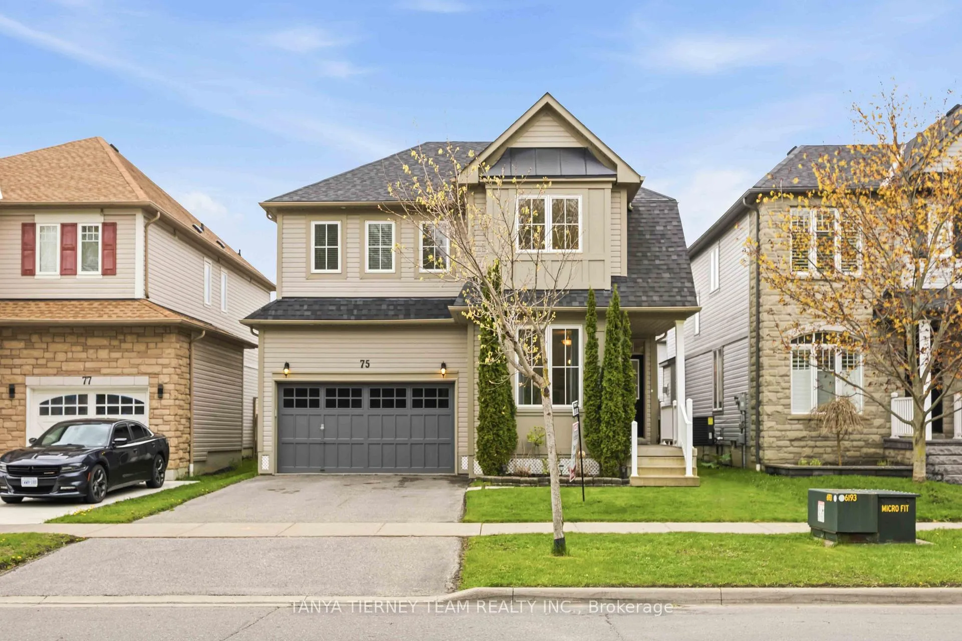 Front of 75 Robert Attersley Drive E