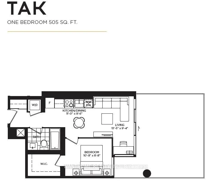 Front of Unit 603, 18 Maitland Terrace