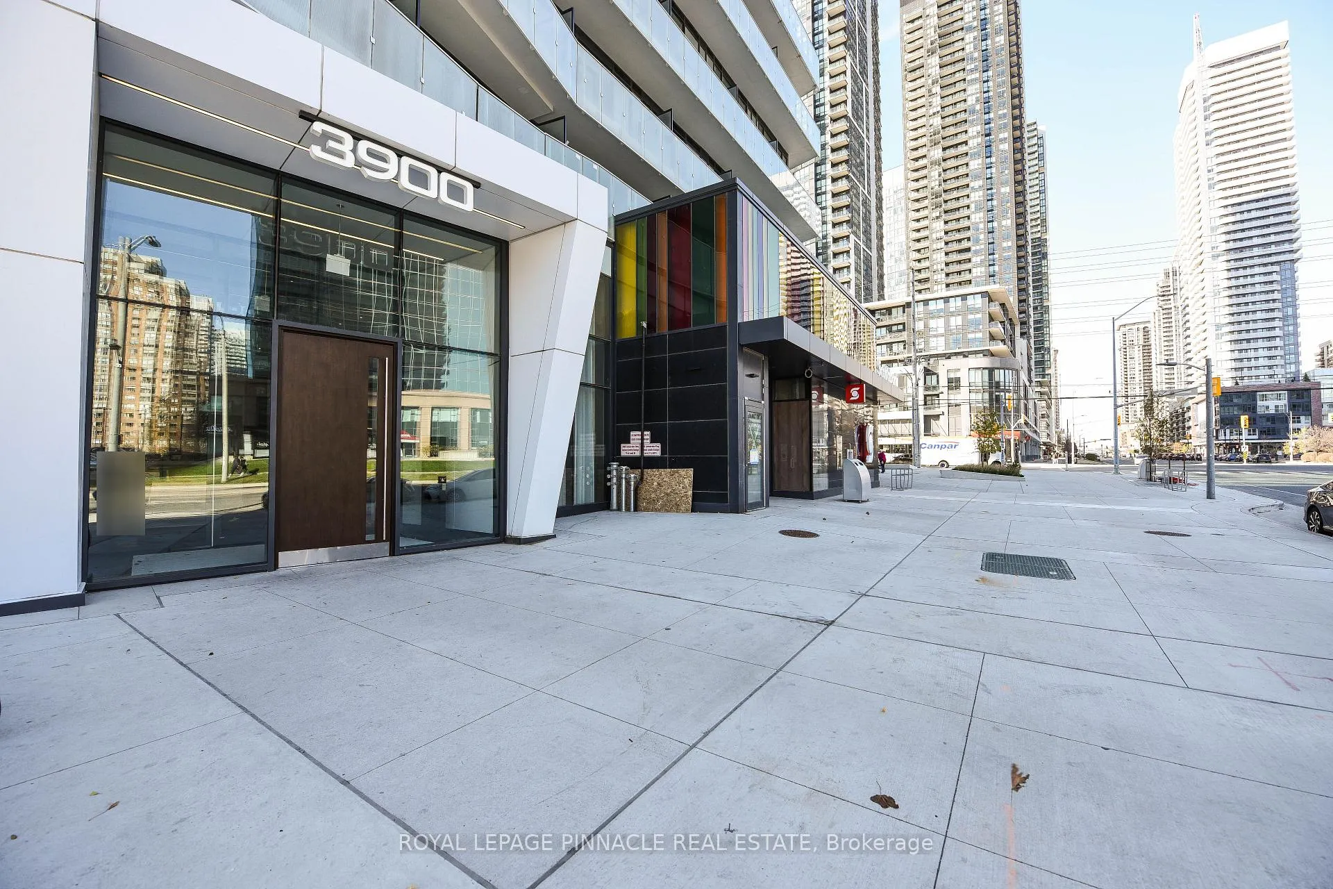 Front of Unit 2802, 3900 Confederation Parkway