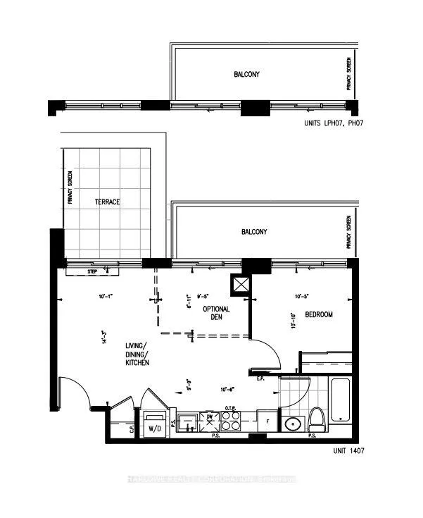 Photo 10 of Unit PH07, 543 Richmond Street W, Toronto, Waterfront Communities — HOMEH