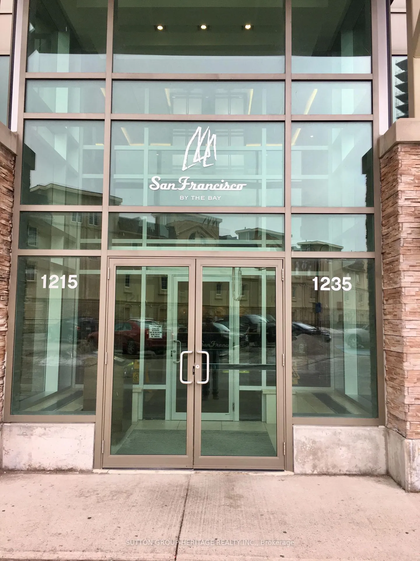 Front of Unit 1403, 1235 Bayly Street