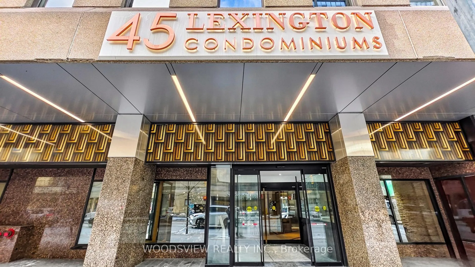 Front of Unit 1911, 45 Carlton Street