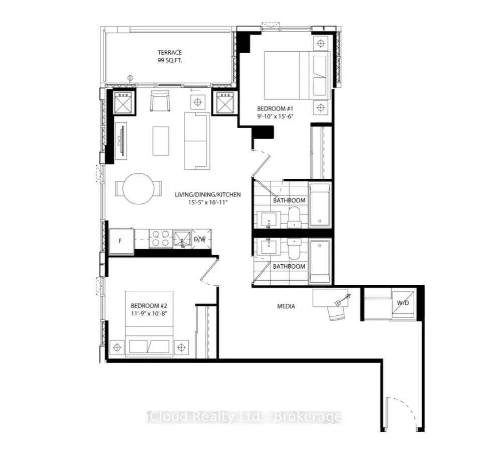 Photo 15 of Unit D211, 4878 Powers Common, Burlington, Appleby — HOMEH