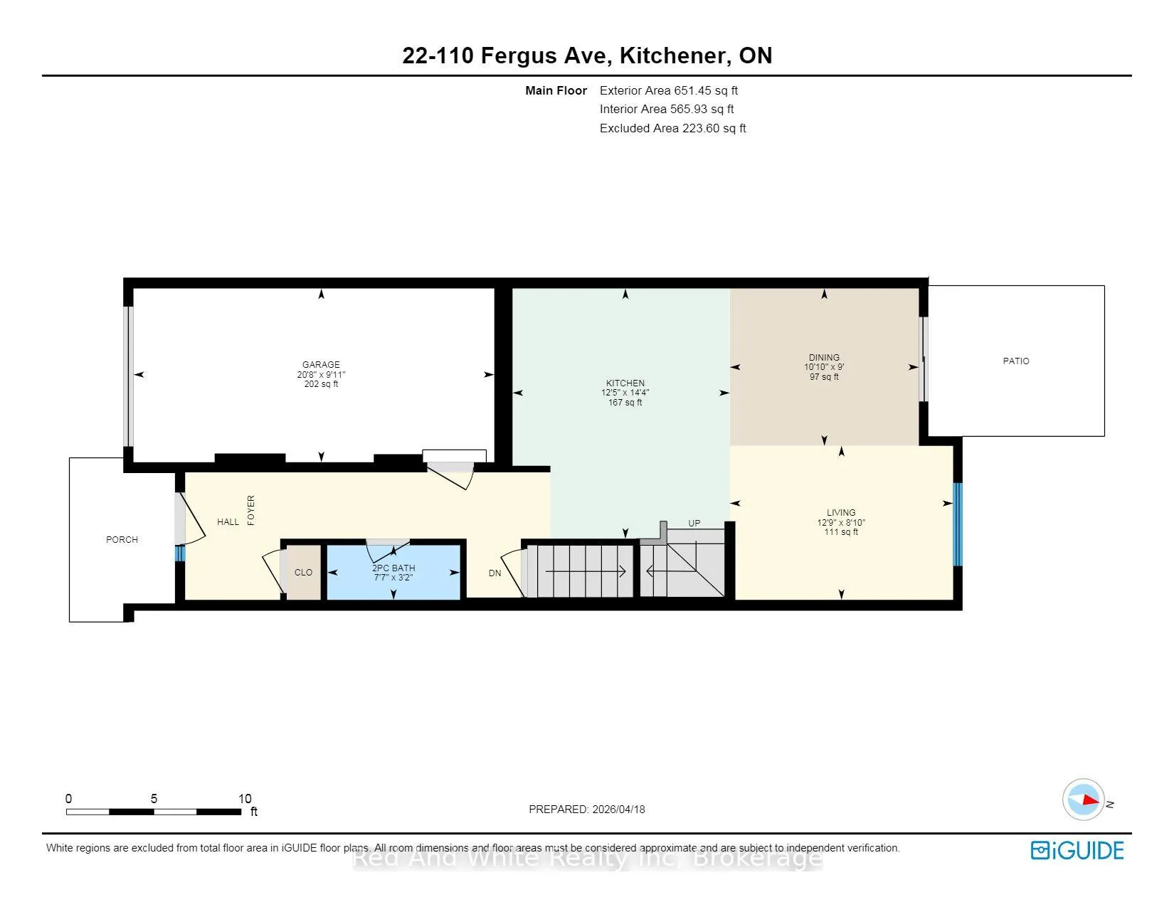 Photo 17 of Unit 22, 110 Fergus Avenue, Kitchener, Stanley Park — HOMEH