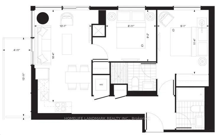 Photo 2 of Unit 2908, 39 Roehampton Avenue, Toronto, Mount Pleasant West — HOMEH