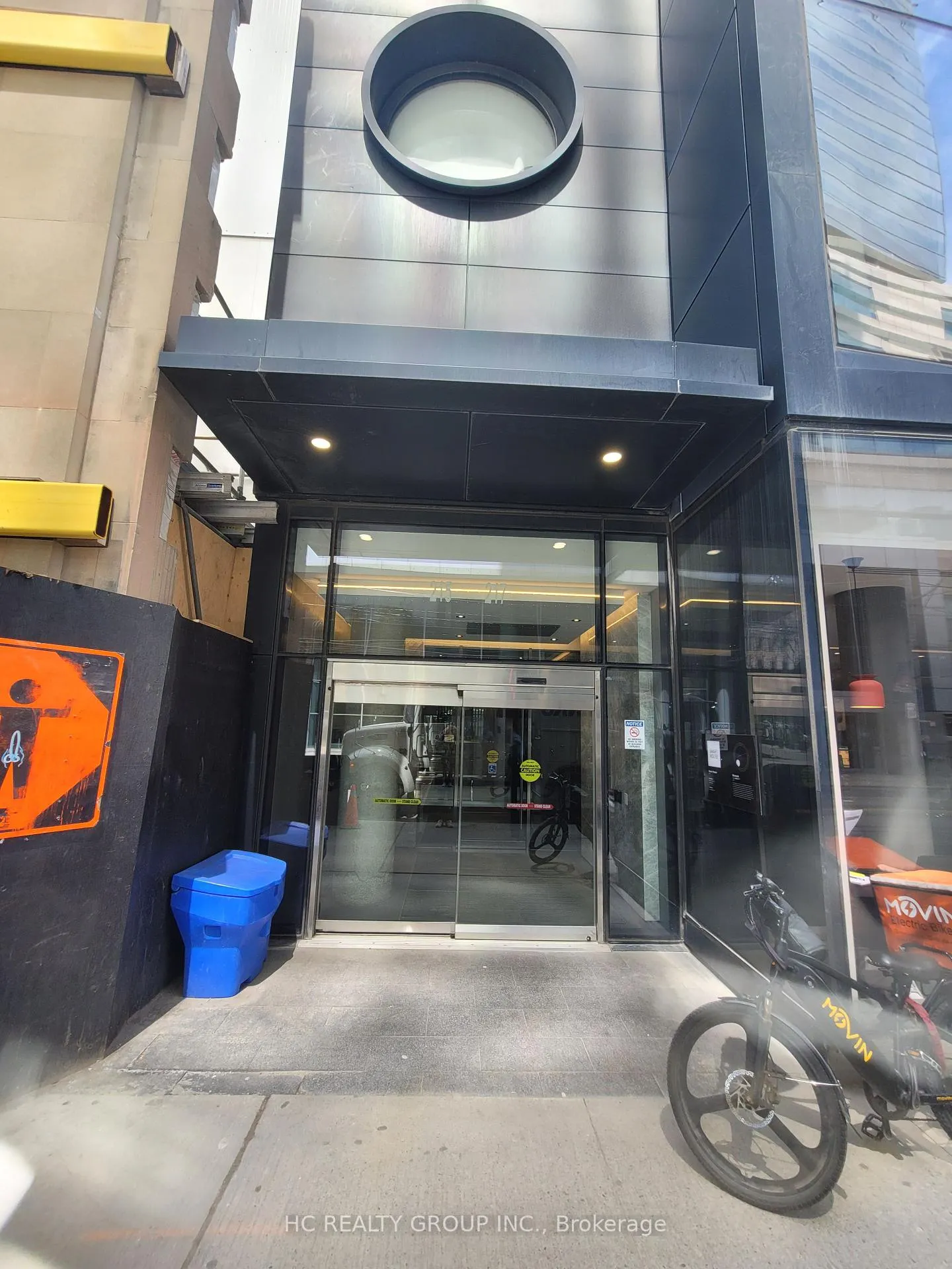 Front of Unit 1206, 215 Queen Street W
