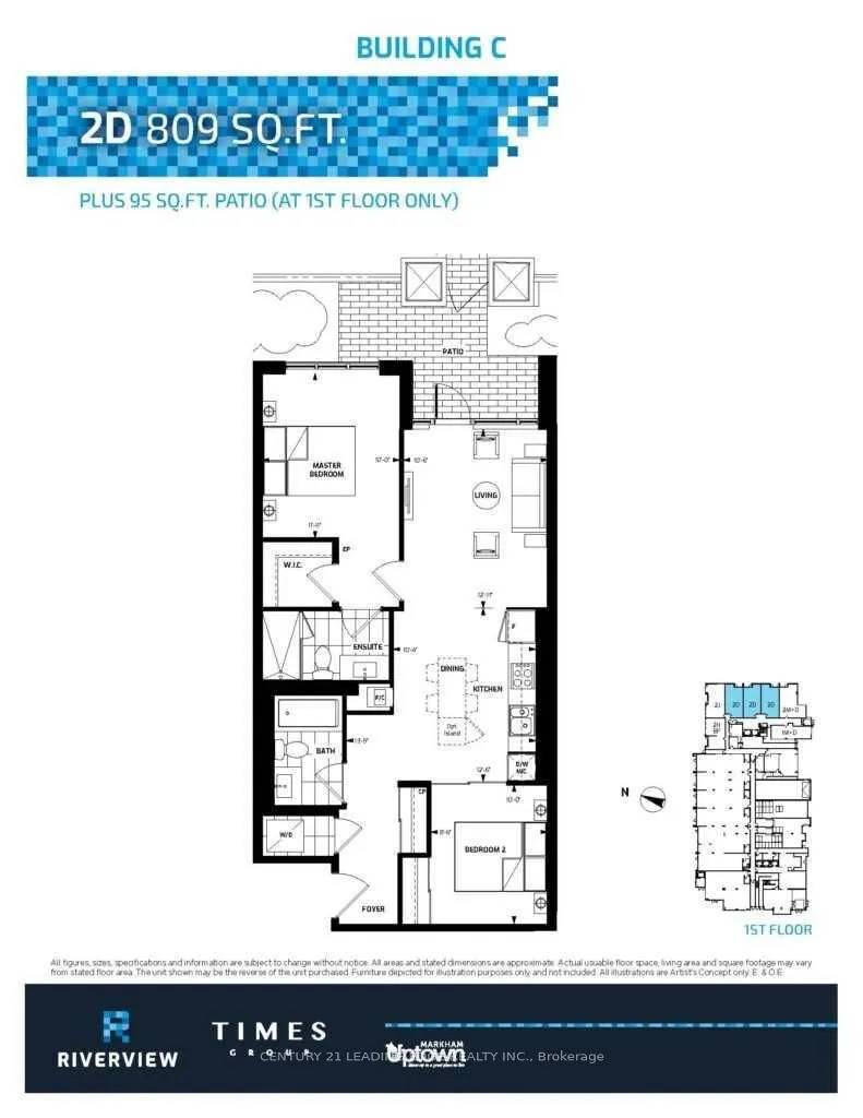 Photo 4 of Unit 103, 38 Water Walk Drive, Markham, Unionville — HOMEH