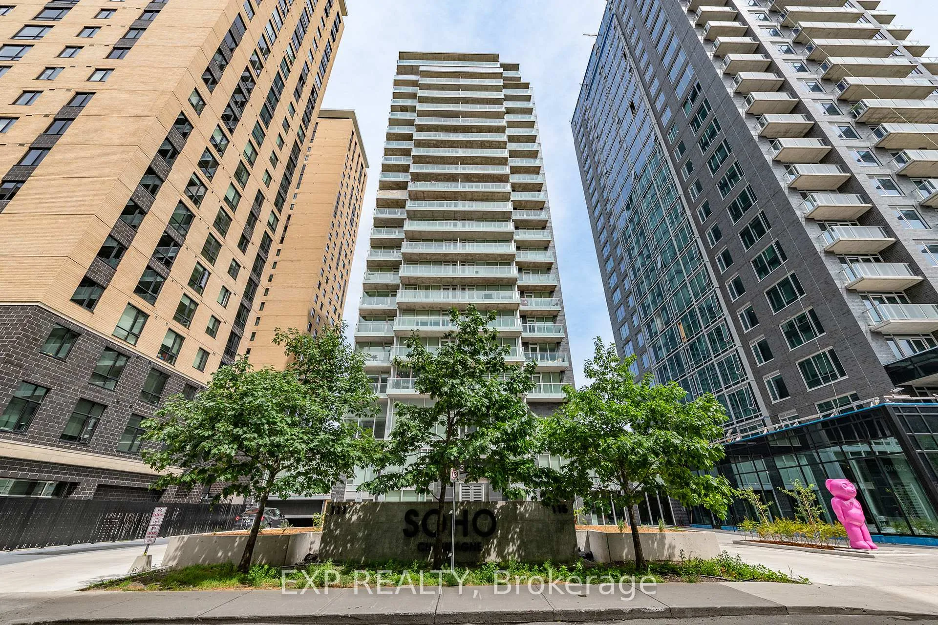 Front of Unit 1505, 111 Champagne Street S