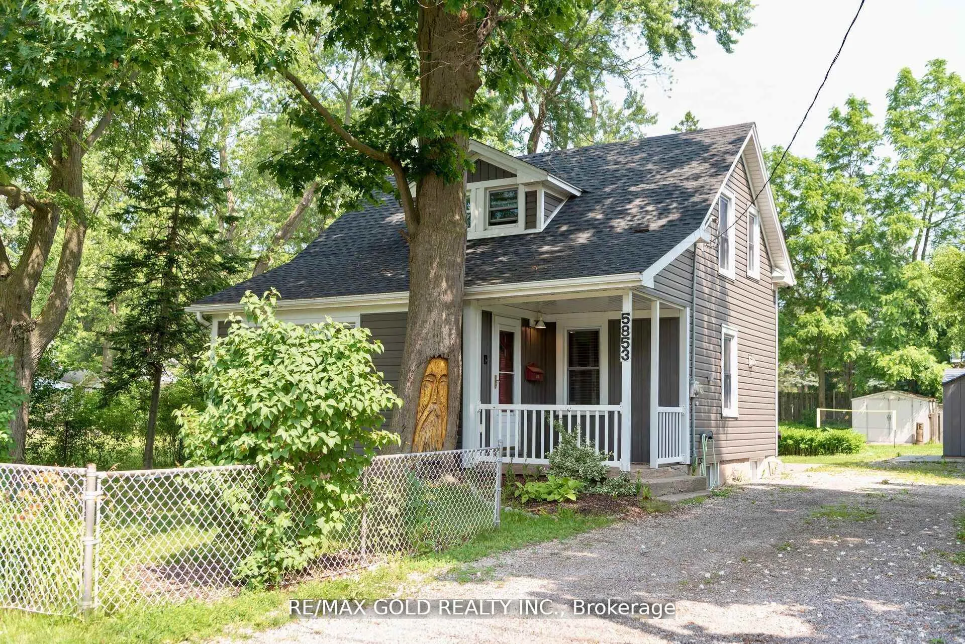 Front of 5853 McLeod Road