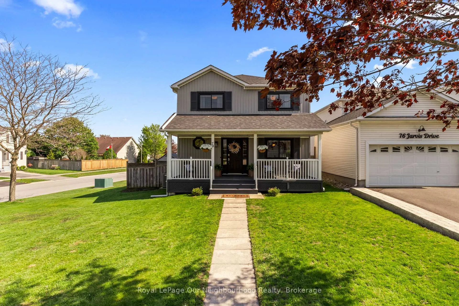 Front of 78 Jarvis Drive