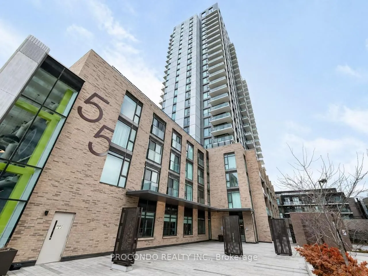 Front of Unit 2208, 55 Duke Street W