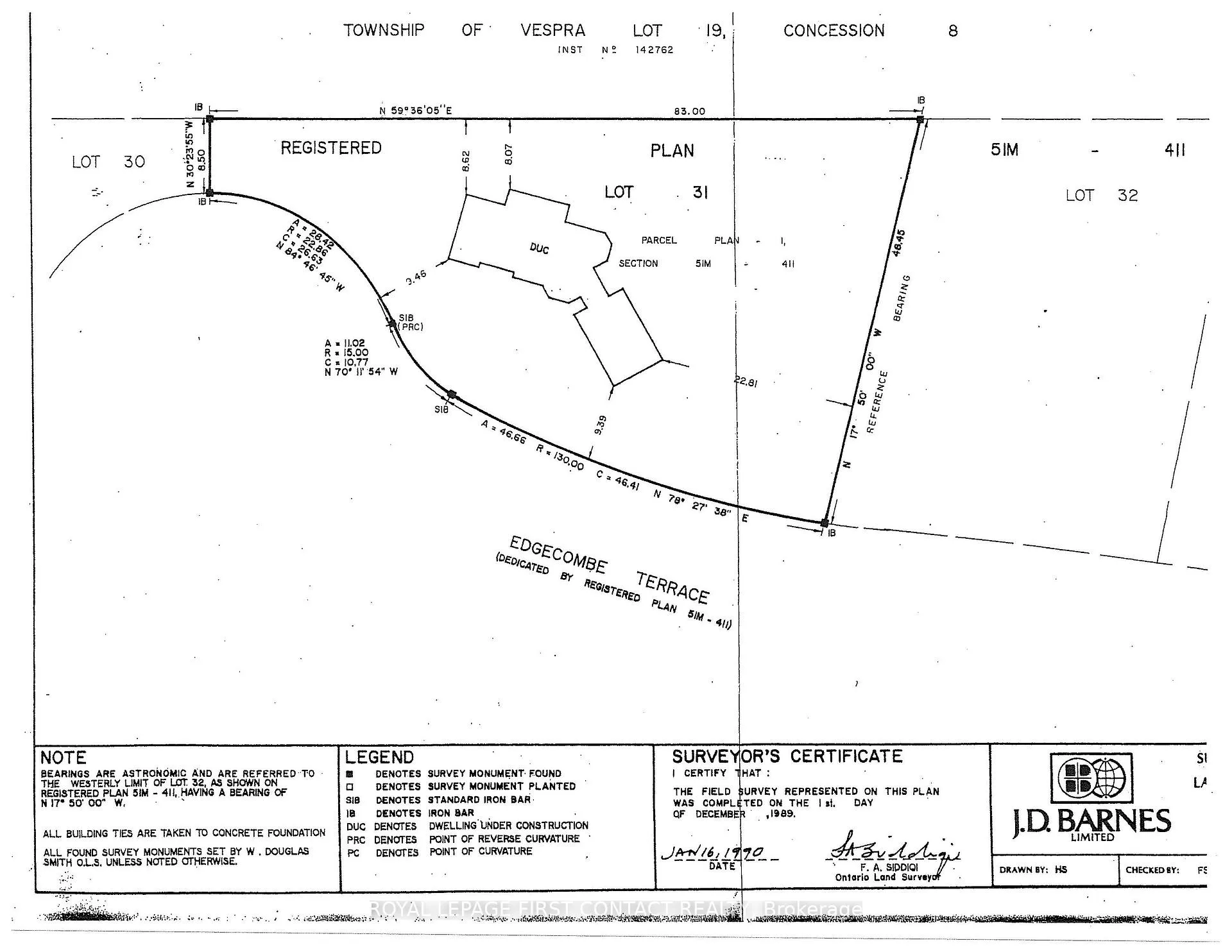 Photo 47 of 26 Edgecombe Terrace, Springwater, Centre Vespra — HOMEH
