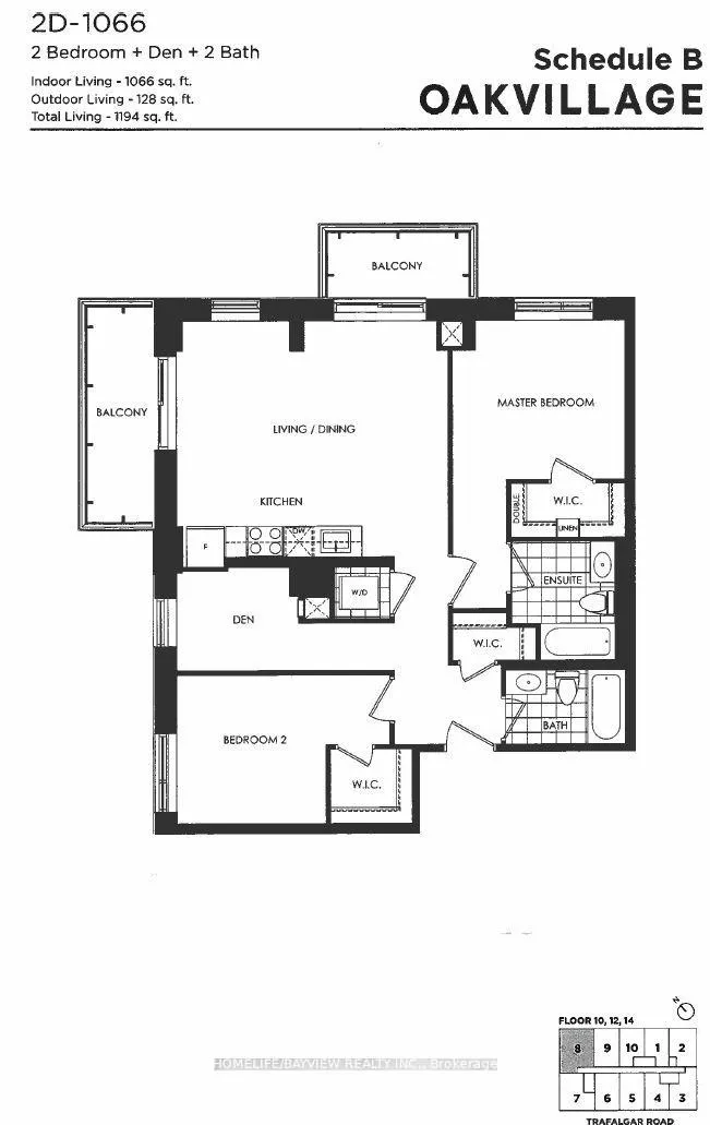 Photo 2 of Unit 1208, 345 Wheat Boom Drive, Oakville, Joshua Meadows — HOMEH