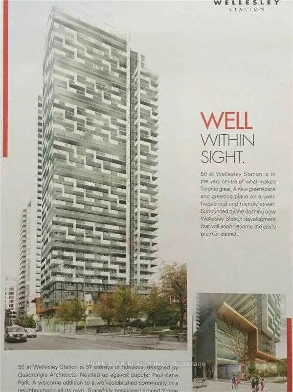 Photo 2 of Unit 1001, 50 Wellesley Street E, Toronto, Church-Yonge Corridor — HOMEH