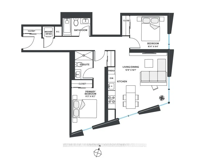 Photo 1 of Unit 1409, 181 Mill Street, Toronto, Waterfront Communities — HOMEH
